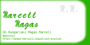 marcell magas business card